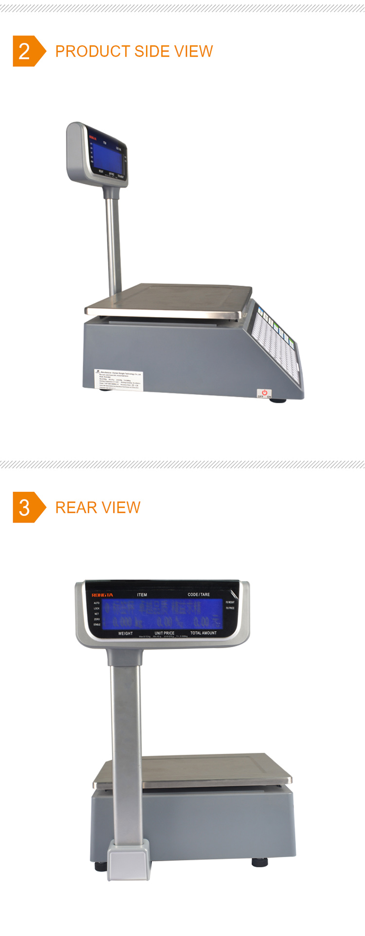 RLS1000C/RLS1100C Barcode Label Scale