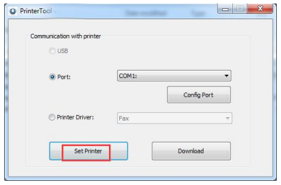 Ethernet Setting of 80mm Receipt Pinter Thermal