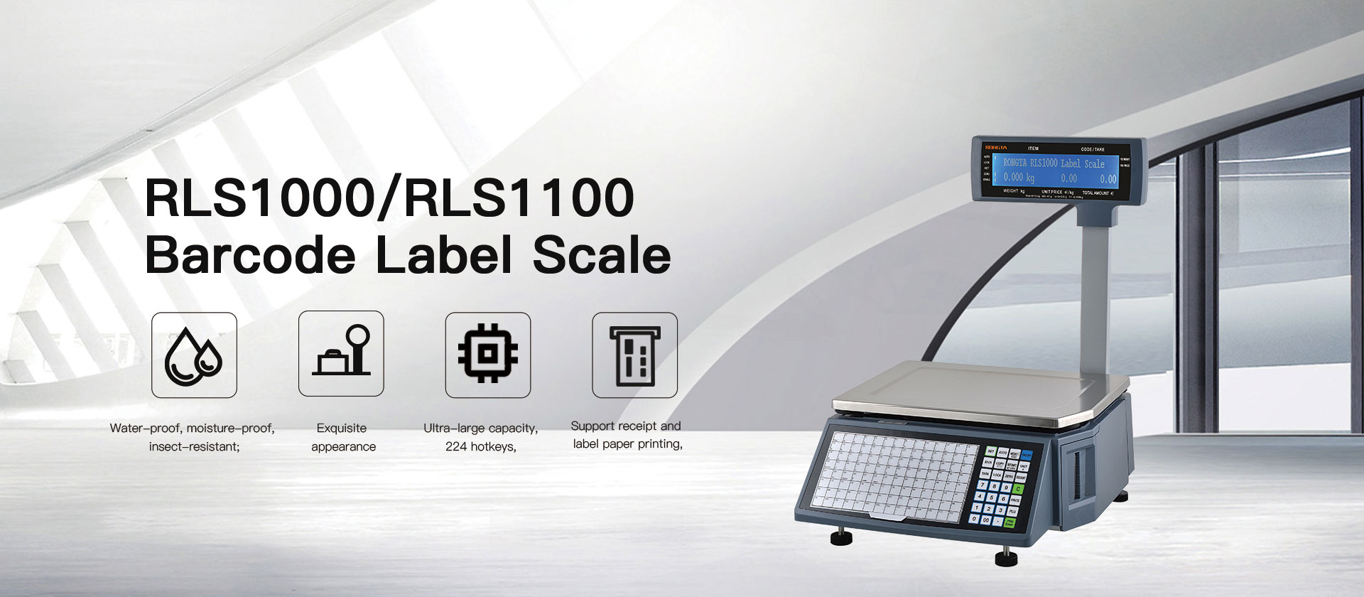 Barcode Label Weighing Scale RLS1000