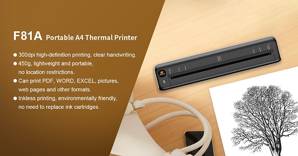 Rongta F81A Portable A4 Thermal Printer: An Intelligent Partner for Mobile Office and Learning